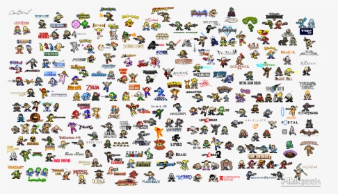 Download Nintendo Png File - Retro Video Games Characters, Transparent Png, Transparent PNG