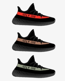 Collection Of Free Yeezy Drawing Graffiti Download - Running Shoe, HD Png Download, Transparent PNG