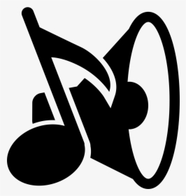Music Speaker And Musical Note - Icon Transparent Music Png, Png Download, Transparent PNG