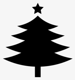 Christmas Tree With A Fivepointed Star On Top - Svg Christmas Tree Free, HD Png Download, Transparent PNG