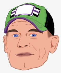 John Cena Cartoon Face, HD Png Download, Transparent PNG