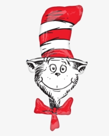 Cat In The Hatdr Seuss Birthday Party Supplies Canada - Cat In The Hat Head, HD Png Download, Transparent PNG