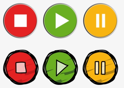 Button, Recording, Colorful, Round, Green, Course, - Icon, HD Png Download, Transparent PNG