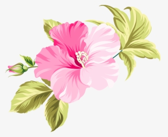 Flower Hawaii Clip Art - Pink Beautiful Flower Vector, HD Png Download, Transparent PNG