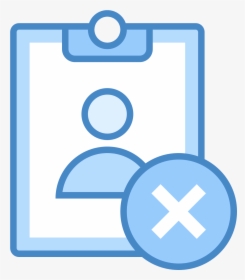 There Is A Rectangle With A Persons Outline On It - Not Verified Icon, HD Png Download, Transparent PNG
