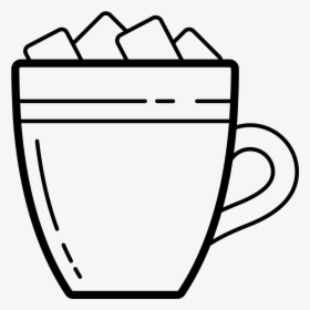 1600 X 1600 - Hot Cocoa Clipart Black And White, HD Png Download, Transparent PNG