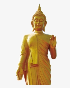 Gautama Buddha Png - Gautam Buddha Standing Statue, Transparent Png, Transparent PNG
