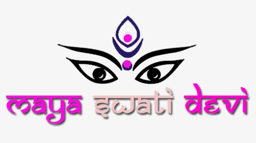 Maya Swati Devi - Maa Durga Face Png, Transparent Png, Transparent PNG