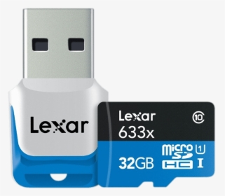 Lexar Micro Sd - Lexar 633x Microsd 32gb, HD Png Download, Transparent PNG