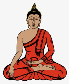 Sitting Buddha “free” Png File Clipart - Buddhism Clipart, Transparent Png, Transparent PNG
