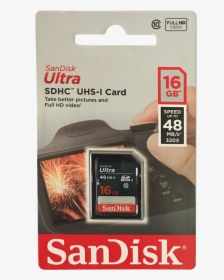 Sd Sandisk Ultra 16gb, HD Png Download, Transparent PNG