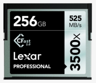 256gb Lexar 3500x Cfast - Lexar, HD Png Download, Transparent PNG