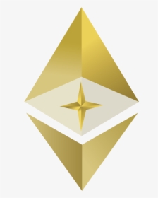 Offering Gold Initial Bitcoin Virtual Currency Ethereum - Triangle, HD Png Download, Transparent PNG