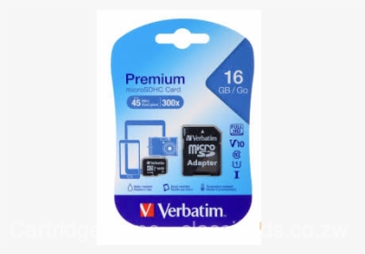 Micro Sd Verbatim 16gb, HD Png Download, Transparent PNG