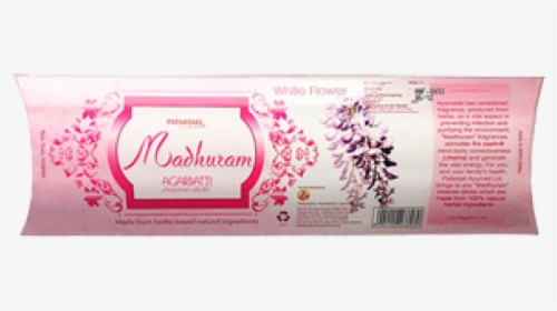 Patanjali Madhuram White Flower Agarbatti, 1 Packet - Lip Gloss, HD Png Download, Transparent PNG