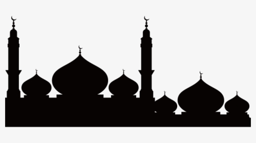 Silhouette Mosque Temple Free Photo Png Clipart - Mosque Silhouette Png, Transparent Png, Transparent PNG