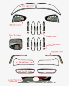 Galio Complete Combo Kit For Car - Accessories Of Innova Crysta, HD Png Download, Transparent PNG