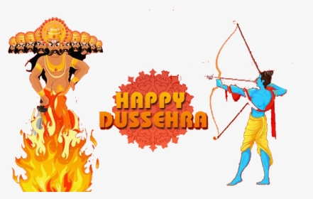 Happy Dussehra 2018 Png Free Pic - Dussehra Banner, Transparent Png, Transparent PNG