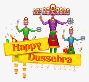 Clipart Happy Dussehra - Ravan Dahan, HD Png Download, Transparent PNG