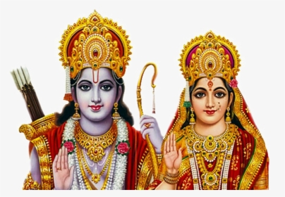 Lord Rama Png - God Ram And Sita, Transparent Png, Transparent PNG