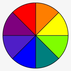 Eight Colour Wheel 2d - Color Wheel 8 Parts, HD Png Download, Transparent PNG