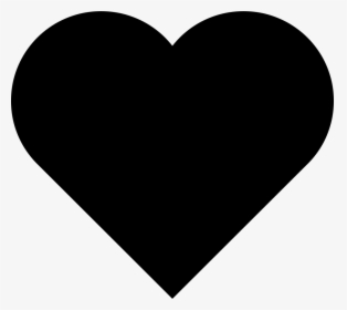 Heart - Black Heart Clipart, HD Png Download, Transparent PNG