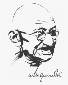 Mahatma Gandhi Png - Whatsapp Status Gandhi Jayanti, Transparent Png, Transparent PNG