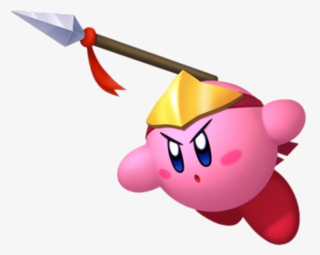 Kirby With A Spear - Kirby's Return To Dreamland Sence, HD Png Download, Transparent PNG