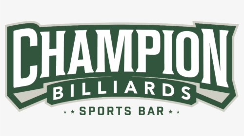 Champion Billiards Sports Bar - Champions Billiards Sports Bar, HD Png Download, Transparent PNG