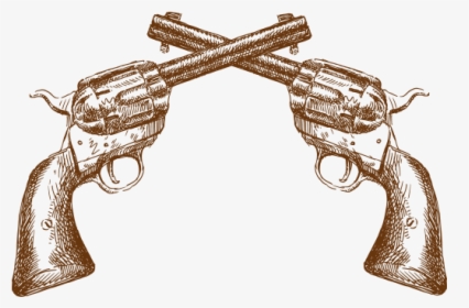 American Frontier Western Illustration - Transparent Cowboy Gun Png, Png Download, Transparent PNG