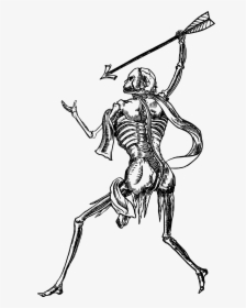 Skeleton Warrior Clip Arts - Skull Drawing, HD Png Download, Transparent PNG