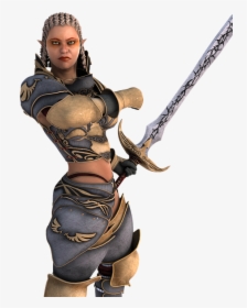 Woman, Warrior, Fit, Power, Fighter, Tough, Girl - Figurine, HD Png Download, Transparent PNG