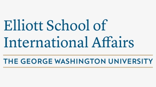 Elliott School George Washington University Logo - Elliott School Of International Affairs Logo, HD Png Download, Transparent PNG