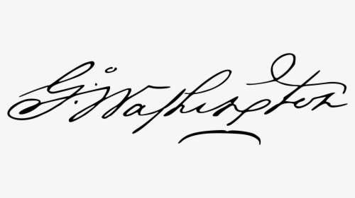 George Washington Signature On The Constitution, HD Png Download, Transparent PNG