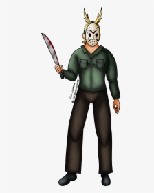 Jason Voorhees All Might - Cartoon, HD Png Download, Transparent PNG