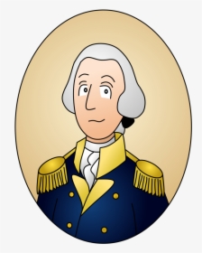 Clip Art A Portrait Of General - General George Washington Cartoon, HD Png Download, Transparent PNG