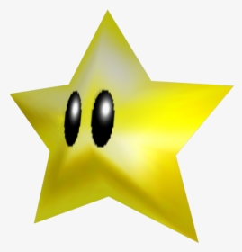 Mario Free On Dumielauxepices - Power Star Mario 64, HD Png Download, Transparent PNG