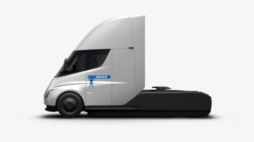 Tesla Semi With White Background, HD Png Download, Transparent PNG