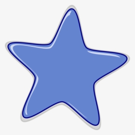 Blue,electric Blue,star - Star Clip Art, HD Png Download, Transparent PNG
