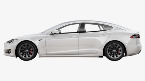 Tesla In White From The Side - Tesla Seite, HD Png Download, Transparent PNG