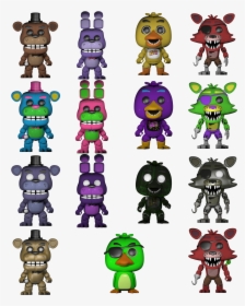 Five Nights At Freddy's Funko Pops, HD Png Download, Transparent PNG