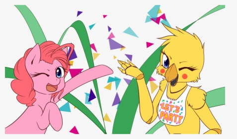 Transparent Five Nights At Freddy S Clipart - Five Nights At Freddy's Art Chica X Toy Chica, HD Png Download, Transparent PNG