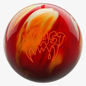 Columbia 300 Beast Cherry/gold/white Bowling Ball, HD Png Download, Transparent PNG