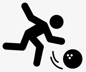 Person Throwing Bowling Ball - Bowling Ball Png Icon, Transparent Png, Transparent PNG