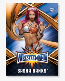 Sasha Banks 2017 Wwe Road To Wrestlemania Wrestlemania - Wwe Undertaker Trading Cards, HD Png Download, Transparent PNG