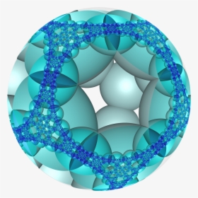 Hyperbolic Honeycomb 3 5 6 Poincare Cc - Circle, HD Png Download, Transparent PNG