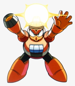 Mega Man Bright Man, HD Png Download, Transparent PNG