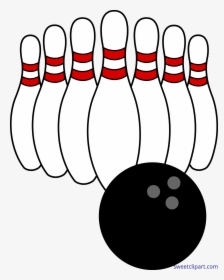 And Pins Clip Art - Bowling Clipart, HD Png Download, Transparent PNG