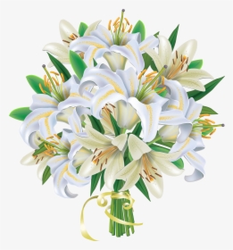 Lily Clipart Floral - Clipart Flowers Bouquets Png, Transparent Png, Transparent PNG