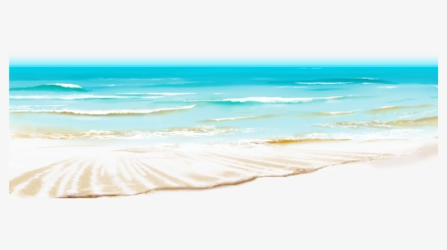 Transparent Wave Clip Art Png - Transparent Background Beach Waves Ocean Png, Png Download, Transparent PNG